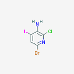 Structure of 6-Bromo-2-chloro-4-iodopyridin-3-amine