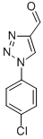 Structure of 1-(4-CHLOROPHENYL)-1H-1,2,3-TRIAZOLE-4-CARBALDEHYDE