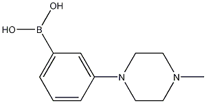 Structure of [3-(4-Methylpiperazin-1-yl)phenyl]boronicacid