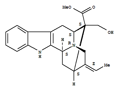 (Z)-阿枯米定碱结构式