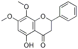 Chemical structure of 5-Hydroxy-7,8-diMethoxyflavanone