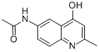 Structure of 6-ACETAMIDO-4-HYDROXY-2-METHYLQUINOLINE