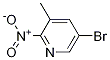 Structure of 5-bromo-3-methyl-2-nitropyridine