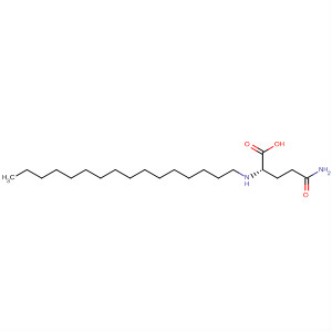 Structure of L-Glutamine, N-hexadecyl-