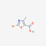 Structure of 2-bromo-4-methyl-1,3-oxazole-5-carboxylic Acid