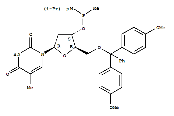 Structure of DT-ME PHOSPHONAMIDITE