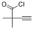 Structure of 2,2-diMethylbut-3-ynoyl chloride