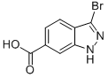 Structure of 3-BROMO (1H) INDAZOLE CARBOXYLIC ACID