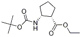 Structure of Ethyl (1S,2R)-2-(Boc-amino)cyclopentanecarboxylate