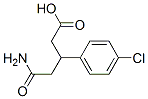 3-(4-Chloro phenyl) Glutaric acid monoamide结构式