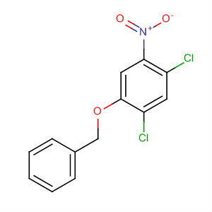 Structure of Benzene, 1,5-dichloro-2-nitro-4-(phenylmethoxy)-