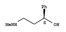 Structure of Benzenemethanol, a-[2-(methylamino)ethyl]-, (S)-