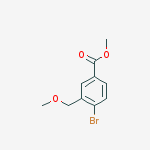 Structure of methyl 4-bromo-3-(methoxymethyl)benzoate