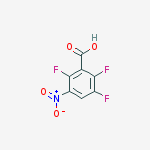 Benzoic acid,2,3,6-trifluoro-5-nitro-结构式