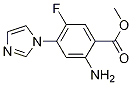 Structure of Methyl 2-Amino-5-fluoro-4-(1H-imidazol-1-yl)benzoate