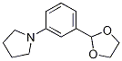 Structure of 2-(3-Pyrrolidinophenyl)-1,3-dioxolane