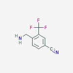 Structure of 4-(Aminomethyl)-3-(trifluoromethyl)benzonitrile