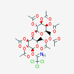 Structure of β-D-Lactopyranoside 1-(2,2,2-TrichloroethaniMidate) Heptaacetate