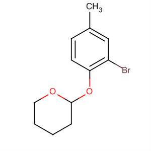 Structure of 2-(2-bromo-4-methylphenoxy)-tetrahydro-2H-pyran