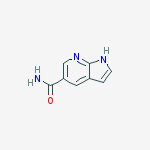 1H-pyrrolo[2,3-b]pyridine-5-carboxaMide结构式