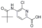 Structure of 6-chloro-5-(2,2-dimethylpropanoylamino)pyridine-2-carboxylic acid