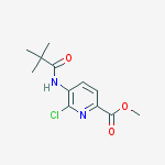 Structure of Methyl 6-chloro-5-pivalamidopicolinate