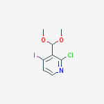 Structure of 2-Chloro-3-(dimethoxymethyl)-4-iodopyridine