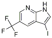 Structure of 3-Iodo-5-(trifluoromethyl)-1H-pyrrolo[2,3-b]pyridine