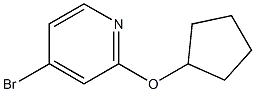 Structure of 4-broMo-2-(cyclohexyloxy)pyridine