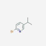 Structure of 2-bromo-5-propan-2-ylpyridine