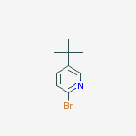 Structure of 2-BroMo-5-tert-butyl-pyridine