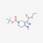Structure of 5-tert-Butyl 3-ethyl 1-methyl-1,4,6,7-tetrahydro-5H-pyrazolo[4,3-c]pyridine-3,5-dicarboxylate