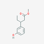 METHYL 3-(3-HYDROXYPHENYL)PENTANOATE结构式