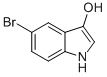 Structure of 1H-Indol-3-ol, 5-broMo-