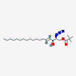 2-AZIDO-1-PIVALOYL-D-ERYTHRO-SPHINGOSINE结构式