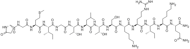 Chemical structure of LEVITIDE