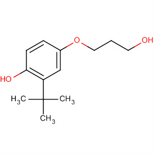 Structure of Phenol, 2-(1,1-dimethylethyl)-4-(3-hydroxypropoxy)-