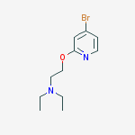 Structure of 2-(4-broMopyridin-2-yloxy)-N,N-diethylethanaMine