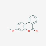 3-METHOXY-6H-DIBENZO[B,D]PYRAN-6-ONE结构式