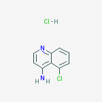 Structure of 5-Chloroquinolin-4-aMine hydrochloride