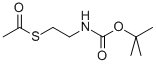 Structure of ETHANETHIOIC ACID S-[2-[[(1,1-DIMETHYLETHOXY)CARBONYL]AMINO]ETHYL] ESTER