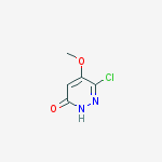 Structure of 3(2H)-Pyridazinone, 6-chloro-5-methoxy-
