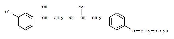 Chemical structure of BRL-37344