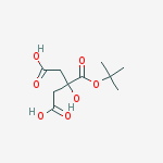 CITRIC ACID TERT-BUTYL ESTER结构式