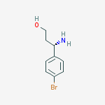 Structure of Benzenepropanol, .gamma.-amino-4-bromo-, (.gamma.S)-