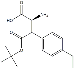Structure of (R)-2-(tert-butoxycarbonylamino)-3-(4-ethylphenyl)propanoic acid