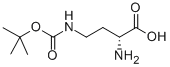 Structure of H-D-DAB(BOC)-OH