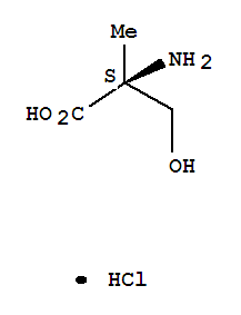 Structure of 1.6. 2-METHYL-L-SERINE HYDROCHLORIDE