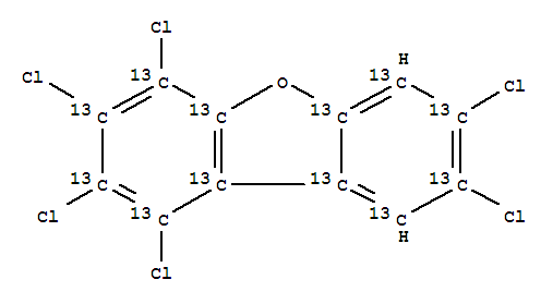13C12H2Cl6O结构式