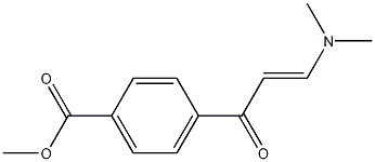 4-[(2E)-3-(二甲基氨基)-1-氧代-2-丙烯-1-基]苯甲酸甲酯结构式